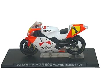 【中古】Ixo 1/24スケールバイクコレクションヤマハ YZR500 1991ウエイン・レイニー|スカーレット2021