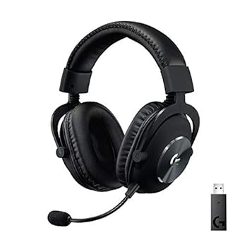 【中古】Logicool G(ロジクール G) PRO X ゲーミングヘッドセット G-PHS-004WL PS5 PS4 PC LIGHTSPEED ワイヤレス Dolby 7.1ch usb BLUE VO!CE搭載 6mm|スカーレット2021