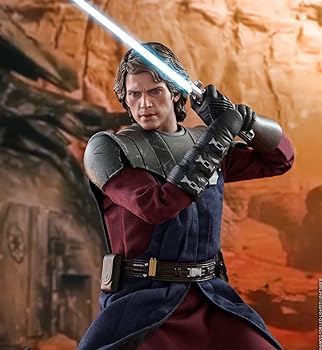 【中古】ホットトイズ 【テレビ・マスターピース】 『スター・ウォーズ：クローン・ウォーズ』 １／６スケールフィギュア　アナキン・スカイウォーカー＆