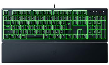 【中古】Razer レイザー Ornata V3 X JP ゲーミングキーボード 有線 薄型 静音メンブレンスイッチ 耐摩耗性と耐傷性を向上したUV コートABSキーキャップ