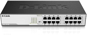 【中古】D-Link Switch 16 Port Gigabit Layer2 19\" DGS-1016D