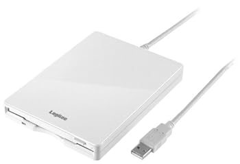 【中古】Logitec 2倍速相応う USB外付型FD 白いこと