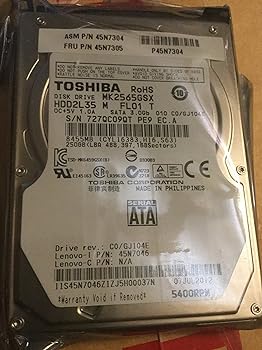 【中古】MK2565GSX (250GB)（160GB,5400rpm,S-ATA） TOSHIBA 2.5HDD
