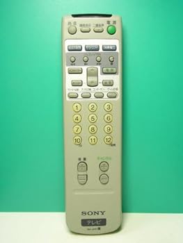【中古】［非常に良い］SONY テレビリモコン RM-J252｜スカーレット2021