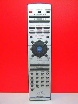 【中古】［非常に良い］シャープ オーディオリモコン RRMCG0313AWSA