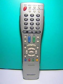 【中古】［非常に良い］シャープ テレビリモコン GA465WJSA｜スカーレット2021