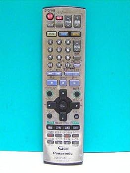 【中古】［非常に良い］パナソニック VHS・DVDリモコン EUR7721X40 蓋無