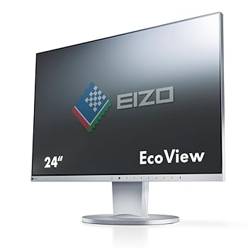 【中古】EIZO FlexScan 24.1in 色合い液晶管する ( 1920×1200 / IPSダイアログボックス / 5ms / ノングレア ) EV2455-GY ディスプレイ-パソコン・周辺機器