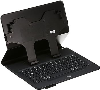 【中古】ロジクール キーボード 9-10インチのiPad/Android/Windowsタブレット対応 uK1050BK ブラック キーボード付タブレットケース iOS ANDROID WINDOWS