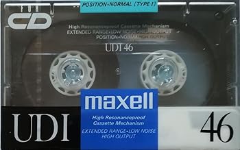 【中古】maxell カセットテープ UDI 46分 UDI(D)