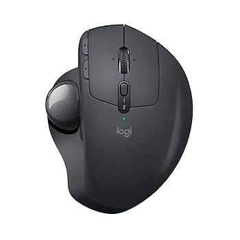 【中古】ロジクール 無線電話二十日鼠 トラックボール 無線電話 MX ERGO Unifying Bluetooth 8名取り草 弾丸道路申し受ける式 MXTB1s windows mac iPad os 相応う 黒いこと