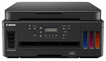 【中古】Canon 印刷人 A4インクジェット結びあわせる機 特大電気容量ギガ貯蔵タンク申し受ける G6030 黒いこと その他-パソコン・周辺機器
