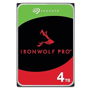 【中古】Seagate IronWolf Pro 3.5インチ 【データ復旧 3年付】 4TB 内蔵 ハードディスク HDD CMR 5年保証 6Gb/s 256MB 7200rpm 24時間稼動 PC NAS ST400