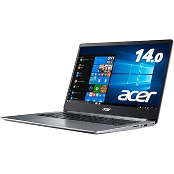 【中古】Acer (エイサー) ノートパソコン Swift 1 スパークリーシルバー SF114-32-A14U/S [14.0型 /Celeron/SSD：256GB /メモリ：4GB /2020年8月モデル]｜スカーレット2021 22,910円