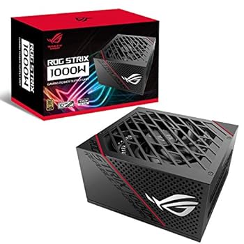 【中古】ASUS 1000W ワット数社会的単位 ROG-STRIX-1000G 80 PLUS GOLD 公証 手に入れる 10年 引き受ける
