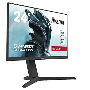 【中古】G-MASTER ゲーミング モニター ディスプレイ 23.8インチ 165Hz 0.8ms IPS方式 フルHD 高さ調整 全ケーブル付 3年保証 国内サポート iiyama GB247
