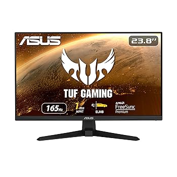 【中古】TUF Gaming 23.8インチ フルHD ゲーミングモニター 165Hz 1ms(MPRT) IPSパネル ASUS(エイスース) VG249Q1A 23,511円