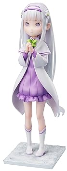 【中古】フリュー Re:ゼロから始める異世界生活 エミリア -幼日のおもひで- 1/7スケール PVC製 塗装済み 完成品 フィギュア AMU-FNX294