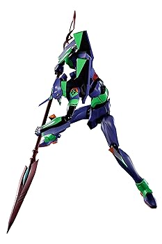 【中古】DYNACTION 汎用ヒト型決戦兵器 人造人間エヴァンゲリオン初号機 + カシウスの槍 (リニューアルカラーエディション) 約400mm ABS・POM・ダイキャ｜スカーレット2021