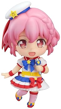 【中古】ねんどろいどこ～で プリパラ レオナ・ウェスト フォーチュンパーティ－サイリウムコーデR ノンスケール ABS&PVC製 塗装済み完成品フィギュア