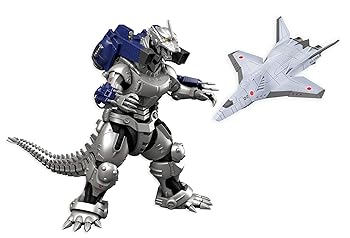 【中古】青島文化教材社 ゴジラ×メカゴジラ MFS-3 3式機龍 しらさぎ付属 フルコンプリート版 全高約24cm 色分け済みプラモデル GO-03画像