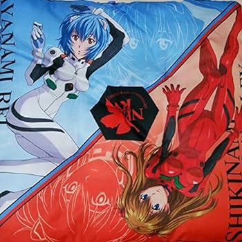 エヴァンゲリオン BIGクッション 綾波レイ 渚カヲル 楽天市場】シン・エヴァンゲリオン 劇場版 スクエアクッション レイ