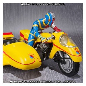 【中古】S.H.Figuarts 人造人間キカイダー サイドマシーン 全長約20cm ABS&PVC製 フィギュア画像