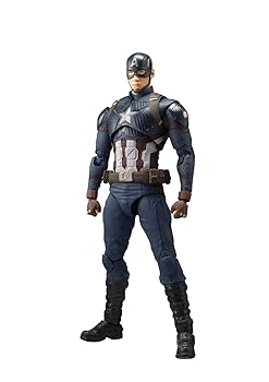【中古】S.H.フィギュアーツ アベンジャーズ キャプテン・アメリカ(アベンジャーズ/エンドゲーム) 約150mm PVC&ABS製 塗装済み可動フィギュア｜スカーレット2021