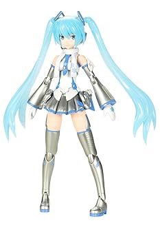 【中古】壽屋 フレームアームズ・ガール フレームミュージック・ガール 雪ミク 全高約150mm NONスケール プラモデル FG068｜スカーレット2021
