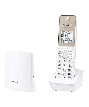 【中古】パナソニック デジタルコードレス電話機 迷惑電話対策機能搭載 ホワイト VE-GZL40DL-W