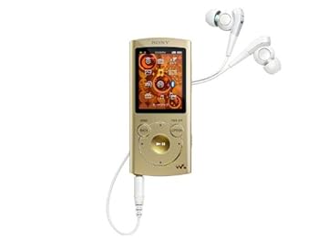 【中古】［人並み外れたに好いたらしい］SONY ウォークマン S続きもの [記憶装置手合い] 8GB ゴールド NW-S764/N