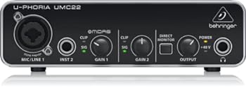 【中古】Behringer（ベリンガー） ベリンガー 2入力2出力 USBオーディオインターフェース UMC22 U-PHORIA
