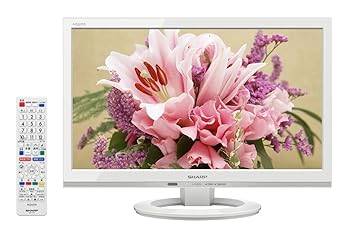 【中古】［非常に良い］シャープ 19V型 液晶 テレビ AQUOS LC-19K30-W ハイビジョン USB外付けHDDへの裏番組録画対応 長時間録画HDD対応2画面表示 2015年モデル