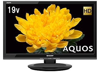 【中古】［非常に良い］シャープ 19V型 液晶 テレビ AQUOS LC-19P5-B ハイビジョン 外付HDD対応(裏番組録画) ブラック