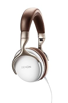 【中古】［非常に良い］デノン Denon AH-D1200 ヘッドフォン ハイレゾ対応 密閉ダイナミック型 オーバーヘッド リモートケーブル 付属 ホワイト AH-D1200-WT｜スカーレット2021