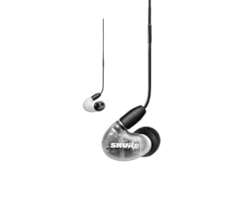 【中古】［人並み外れたに好いたらしい］SHURE シュア イヤ電話機 有線 マイクロホン付き添い人 AONIC 4 SE42HYW+UNI-A 白いこと 高遮音性 カナル型 無線電話取り替えっこ可（別売） MMCX リケーブル 労働者階級仕