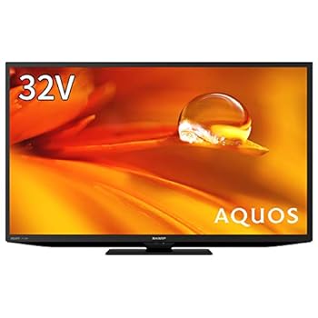 【中古】シャープ(SHARP) 32V型 液晶 テレビ AQUOS 2T-C32DE-B ハイビジョン 外付けHDD裏番組録画対応 2021年モデル ブラック 28,144円