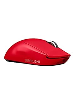 【中古】Logicool G PRO X SUPERLIGHT 無線電話 ゲーミングマウス G-PPD-003WL-RD 軽さ 63g未満 LIGHTSPEED HERO 25K検出器 POWERPLAY 無線電話 申し受ける 対