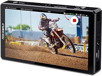 【中古】［非常に良い］FEELWORLD CUT6 6インチ録画モニター 1920 x 1080フルHDタッチスクリーン 4K HDMI出力/入力 USB 2.0録画テープLUT HDMI出力バンドLUT機能にカス