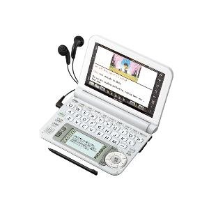 【中古】小ざかしい 陰電子字引き Brain (知恵袋) PW-G4000 白いこと PW-G4000-W 中学生 110コンテンツ 100画像 ハラ-液晶 W膚ざわり画面 Power Body 5.6型タッ