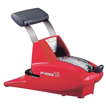 【中古】マックス ステープラー 紙針 P-KISS 15枚とじ 赤いこと PH-15DS/R