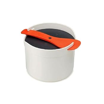 【中古】【正規品】 Joseph Joseph (ジョセフジョセフ) 調理器 M-クイジーン 電子レンジライスクッカー ストーン/オレンジ 450026
