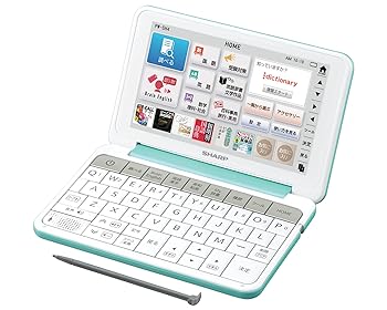 【中古】シャープ カラ―電子辞書 Brain 高校生モデル グリーン系 PW-SH4-G