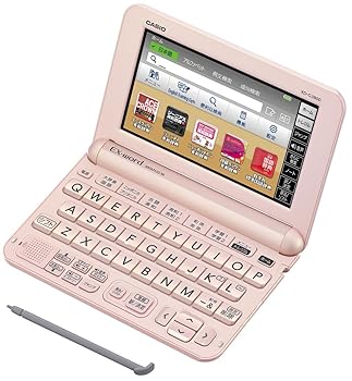 【中古】カシオ 陰電子字引き エクスワード 中学生青写真 XD-G3800PK 点火装置サクラ色 コンテンツ140