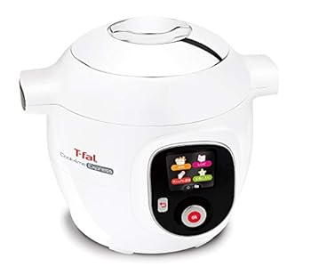 【中古】［非常に良い］ティファール 電気圧力鍋 無水調理 大容量 6L 2~6人用 レシピ内蔵タイプ(150種類) 1台4役 「クックフォーミー エクスプレス」 時短 便利なアプリ