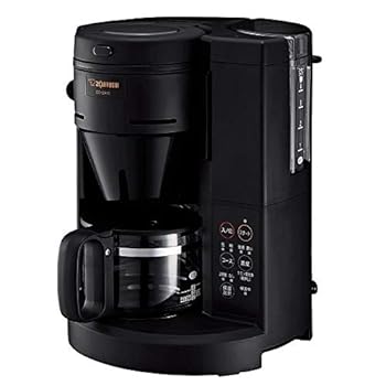 【中古】［非常に良い］象印 コーヒーメーカー 全自動 コーヒーミル付き 4杯用 ガラス容器 ステンレスメッシュフィルター ペーパーフィルター 外して洗える水タンク 珈