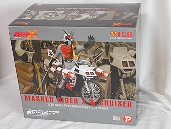【中古】仮面ライダーX＆クルーザー 1/12ポリストーン製塗装済み完成品
