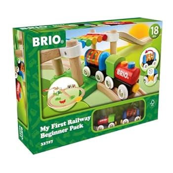 【中古】BRIO (ブリオ) 軌跡通い路 マイ一塁手 ビギナーセット [全18天下太平] 客体馬齢 1歳半~ (路面電車 手あそび 木製 軌跡) 33727