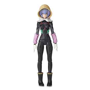 【中古】エヴァンゲリオンエヴォリューション EV-022 アヤナミレイ（仮称） 第３村Ver. PVC&ABS製 塗装済み 完成品 可動フィギュア