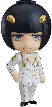 【中古】ねんどろいど TVアニメ「ジョジョの奇妙な冒険 黄金の風」 ブローノ・ブチャラティ ノンスケール ABS&PVC製 塗装済み可動フィギュア